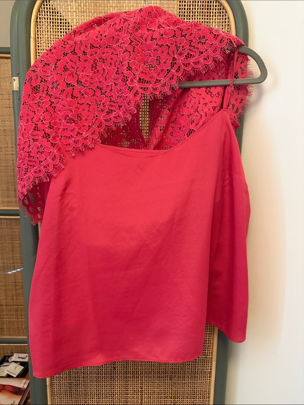 J.Crew Scalloped Lace Mock Neck Blouse - Picture 6 of 9